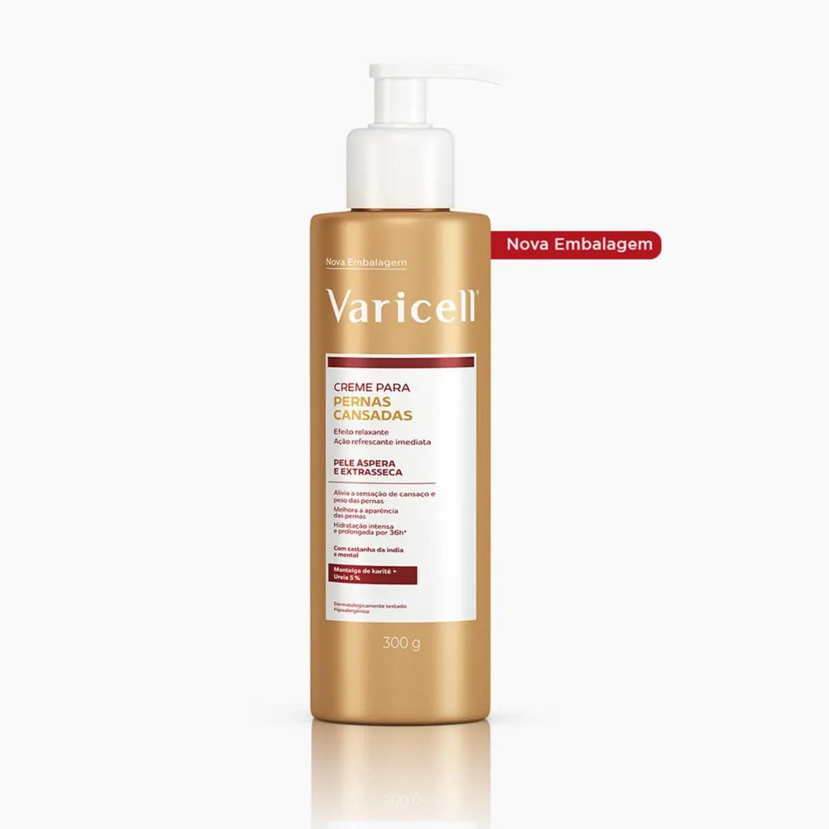 Creme para Pernas Cansadas Varicell Pele Extrasseca 300g - imagem 1