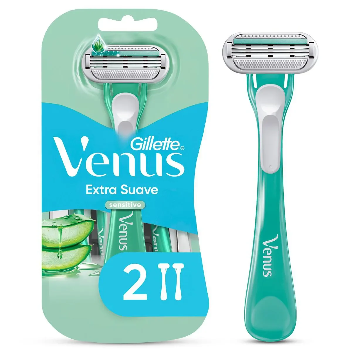 Aparelho de Depilar Gillette Venus Sensitive Feminino com 2 unidades - imagem 1