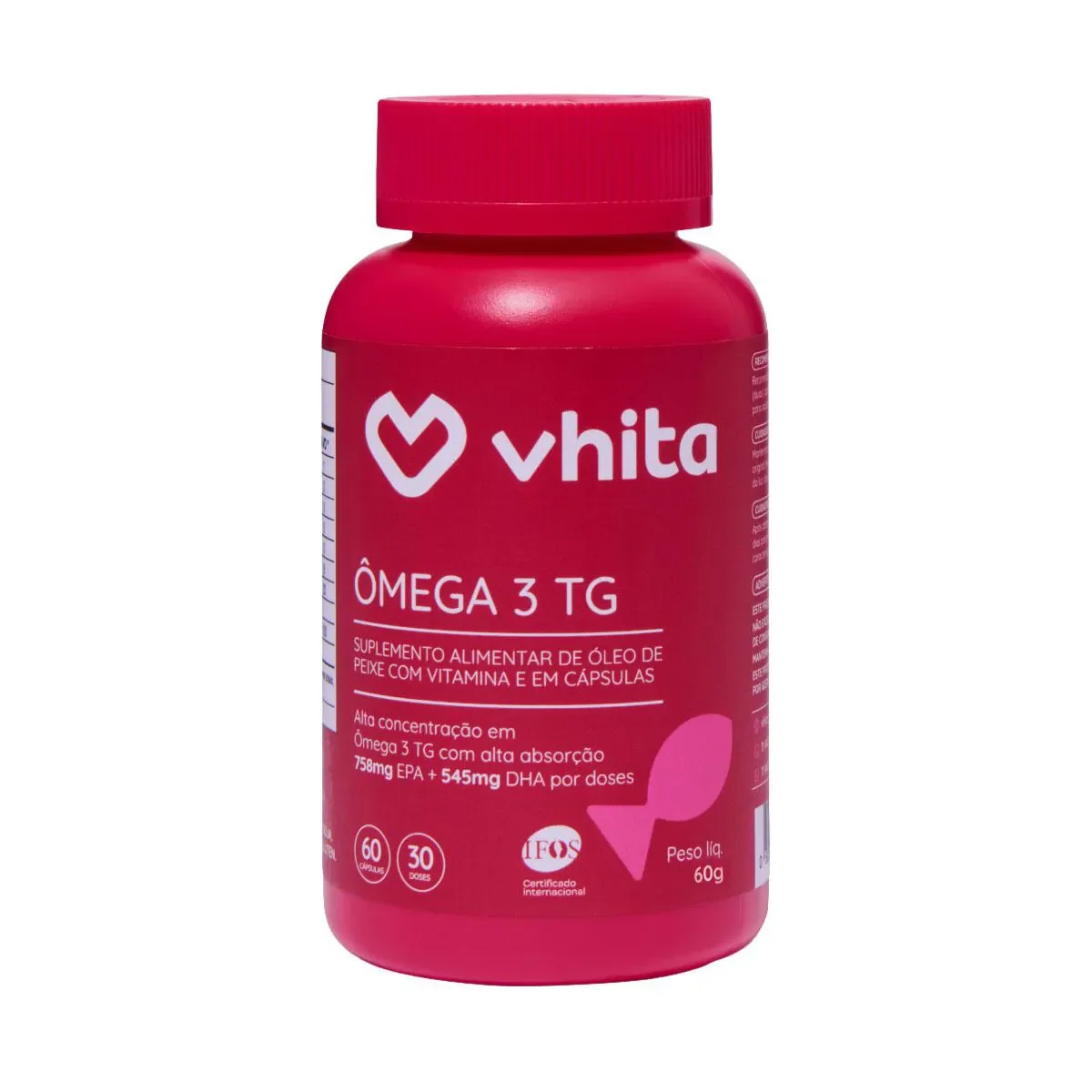 Ômega 3 TG Vitha EPA DHA Vitamina E 60 cápsulas - imagem 1