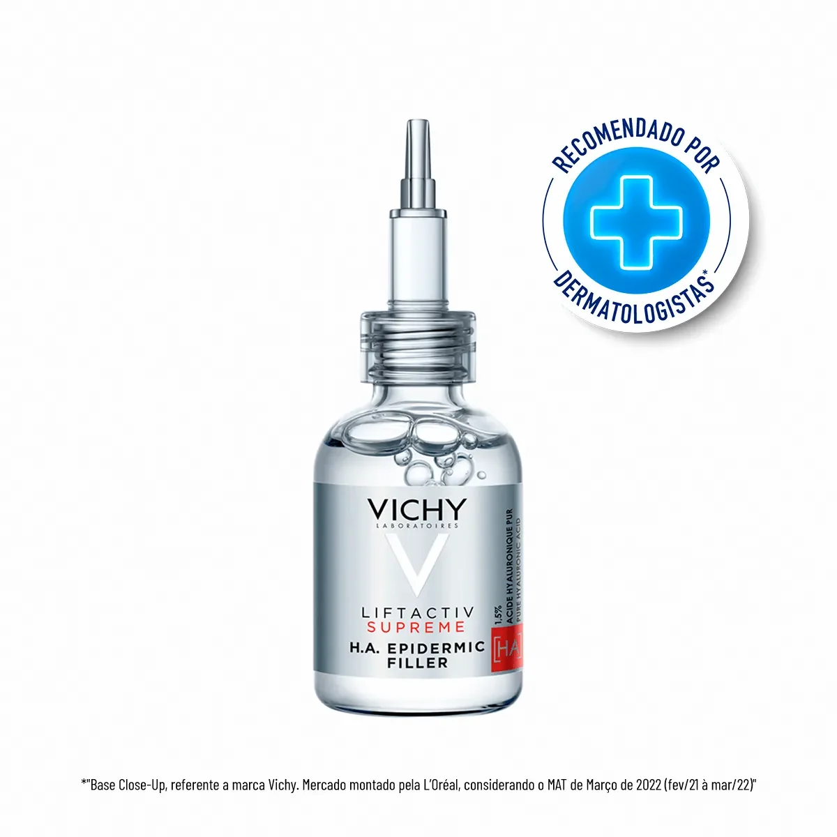 Sérum Facial Anti-idade Vichy Liftactiv Supreme H.A. Epidermic Filler Ácido Hialurônico para Preenchimento 30ml - imagem 1