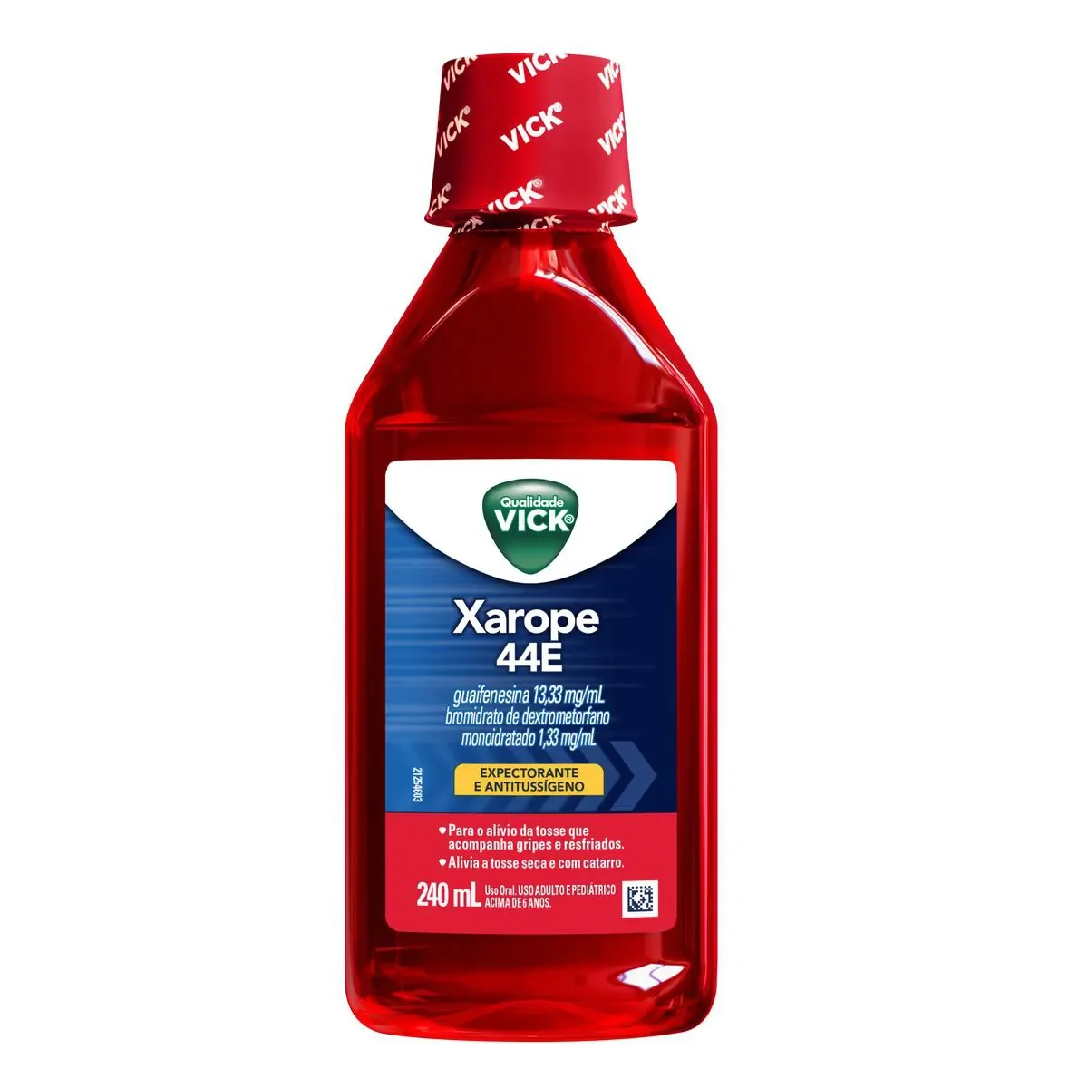 Vick 44E Xarope Expectorante 240ml - imagem 1