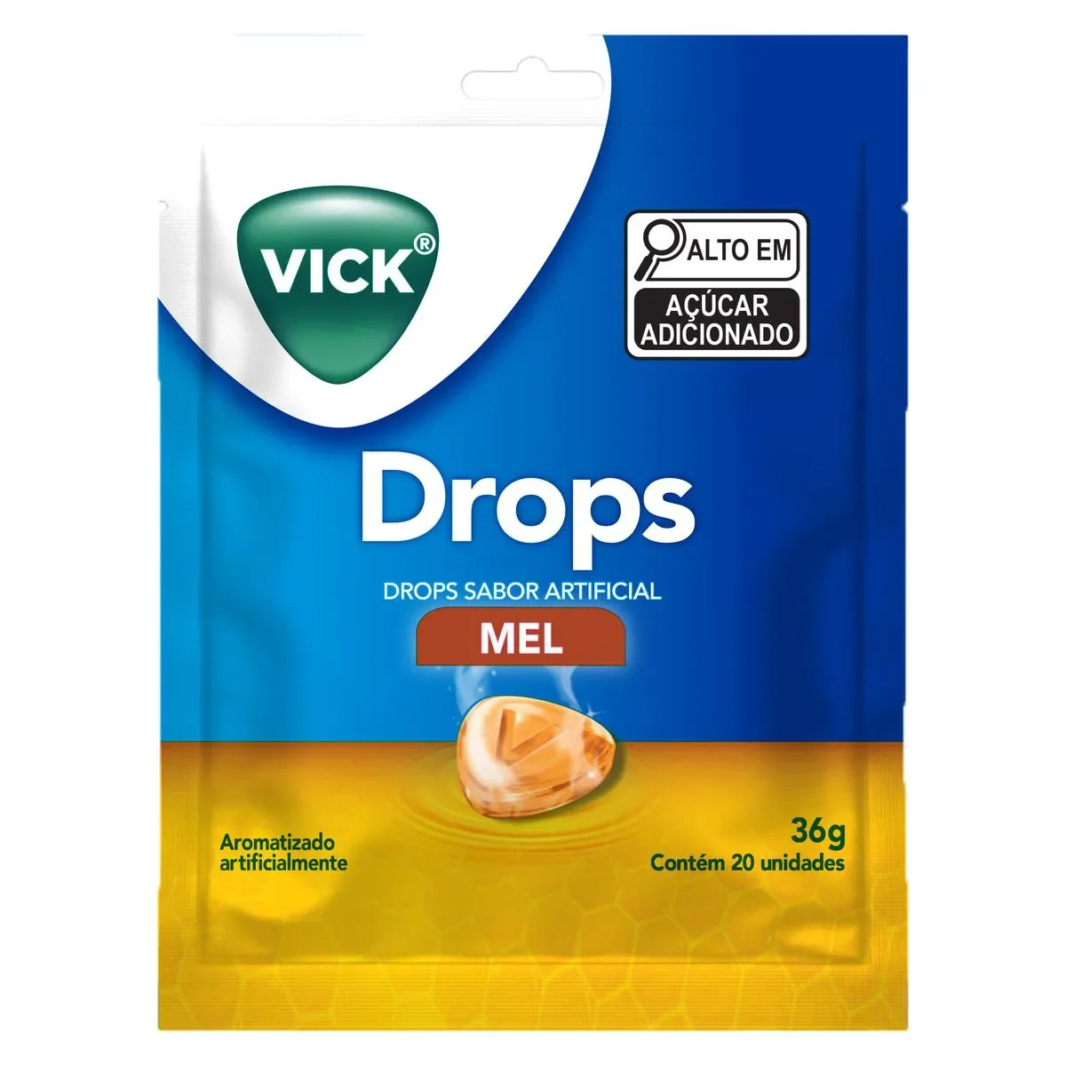 Pastilha Vick Drops 20 unidades - imagem 1