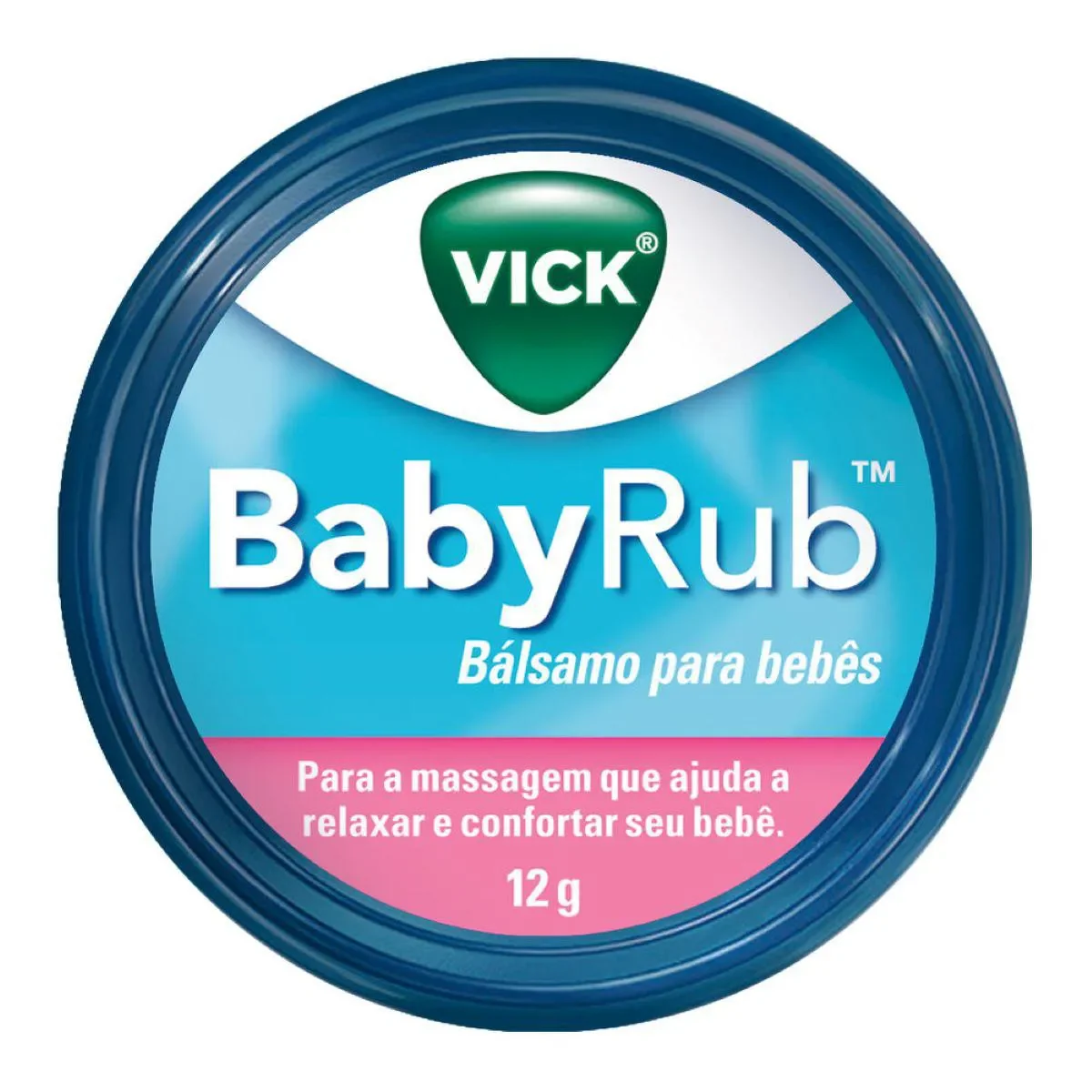 Vick BabyRub Bálsamo Infantil com Camomila e Aloe Vera 12g - imagem 1