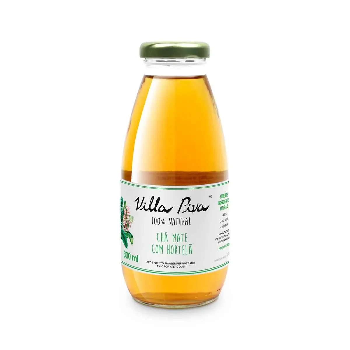 Villa Piva Chá Mate com Hortelã com 300ml - imagem 1