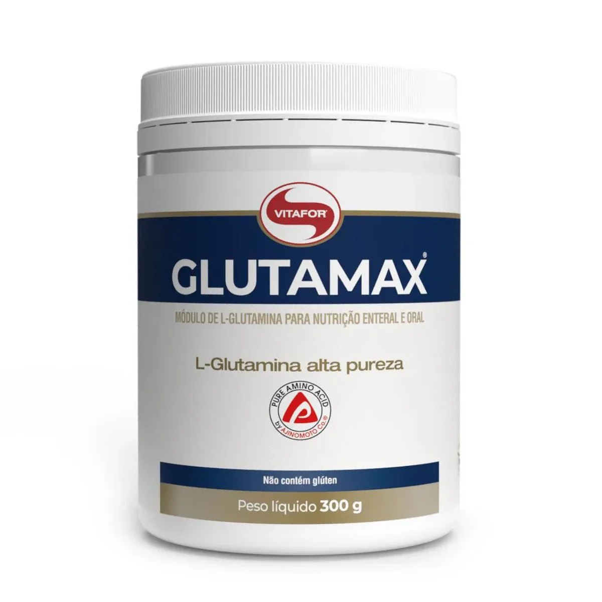 L-Glutamina Vitafor Glutamax Zero Glúten Zero Açúcar 300g - imagem 1