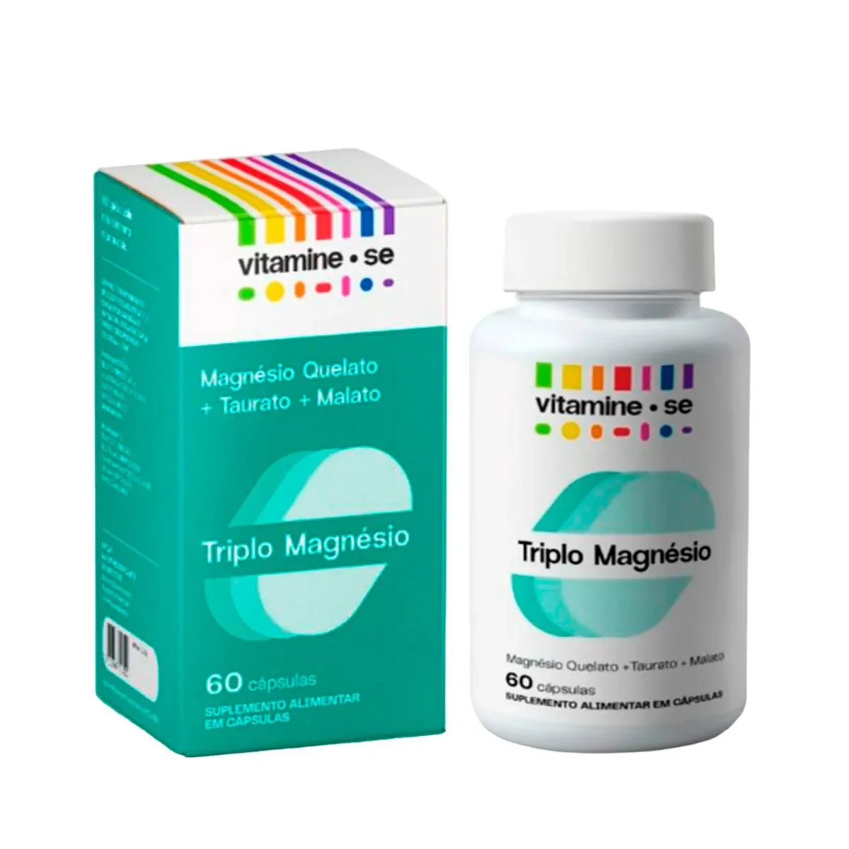Magnésio Vitamine-se Triplo Magnésio 60 cápsulas - imagem 1