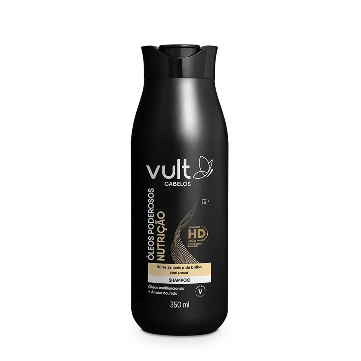Shampoo Vult Cabelos Óleos Poderosos Nutrição 350ml - imagem 1