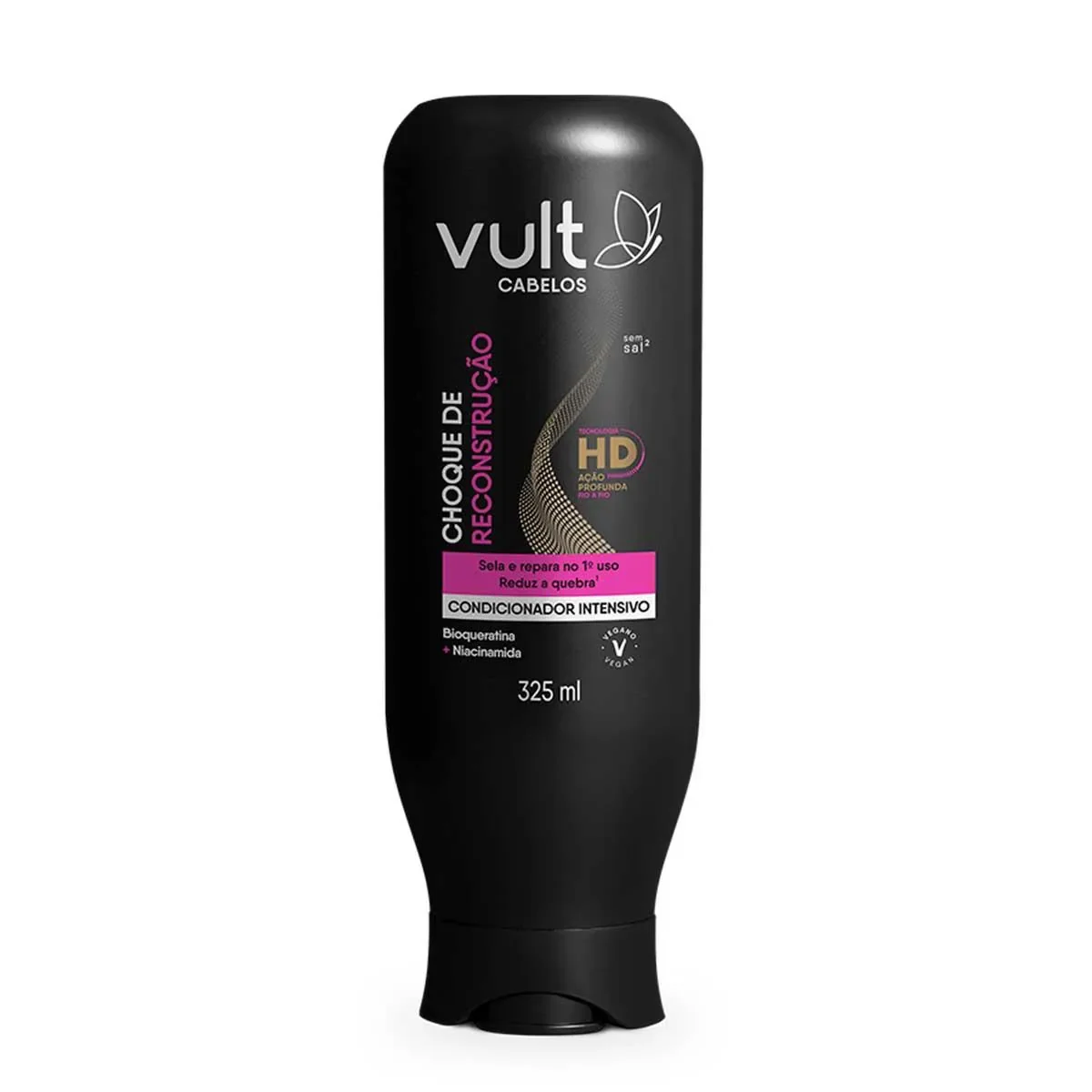 Condicionador Vult Cabelos Choque de Reconstrução 325ml - imagem 1