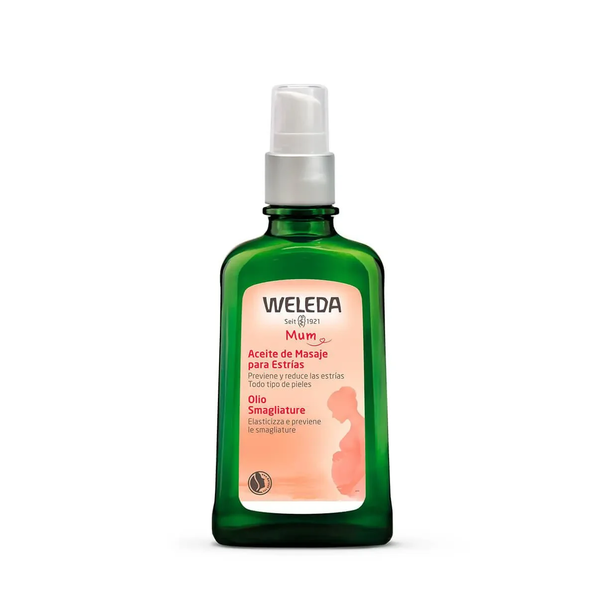 Óleo para Prevenção de Estrias Weleda com 100ml - imagem 1