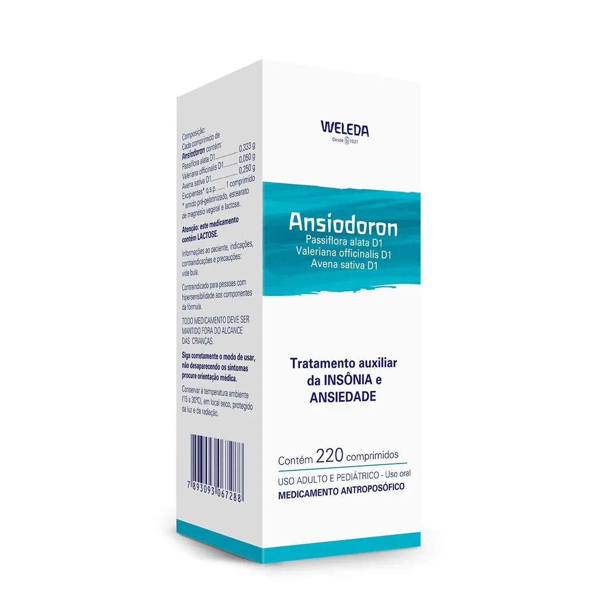 Ansiodoron Weleda 220 comprimidos - imagem 1