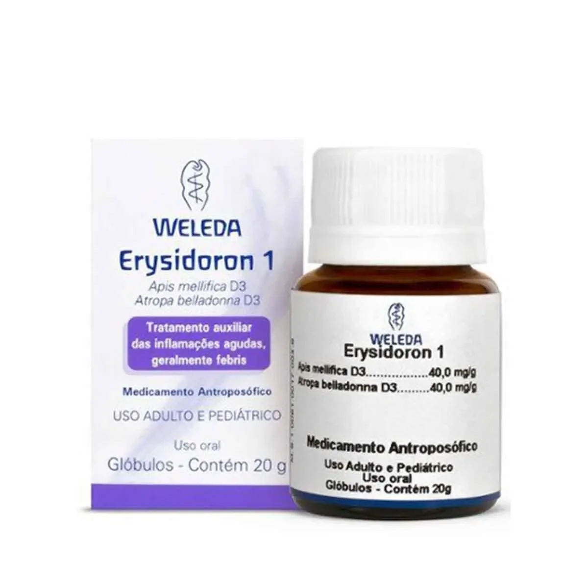 Erysidoron 1 Weleda Glóbulos 20g - imagem 1