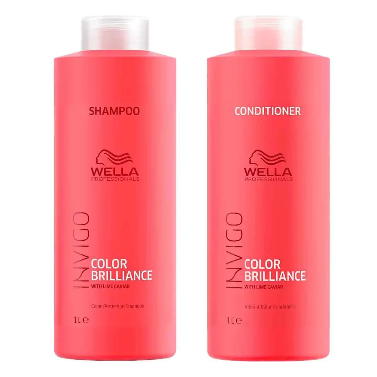 Kit Wella Professionals Invigo Color Brilliance Shampoo 1L + Condicionador 1L - imagem 1