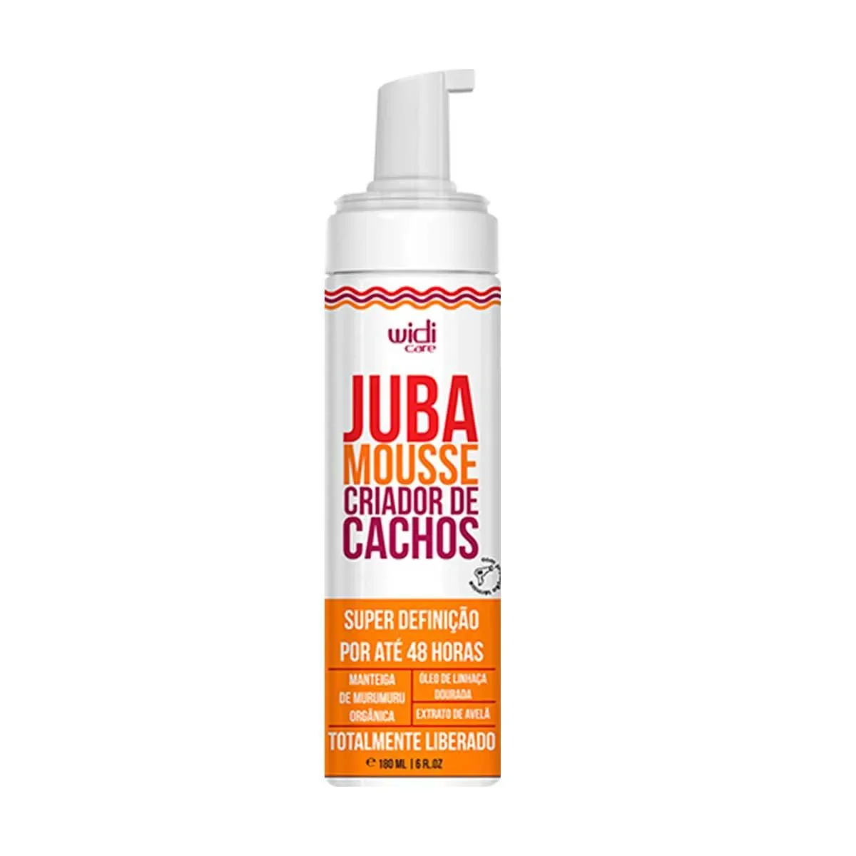Mousse Criador de Cachos Cabelo Cacheado Widi Care Juba 180ml - imagem 1