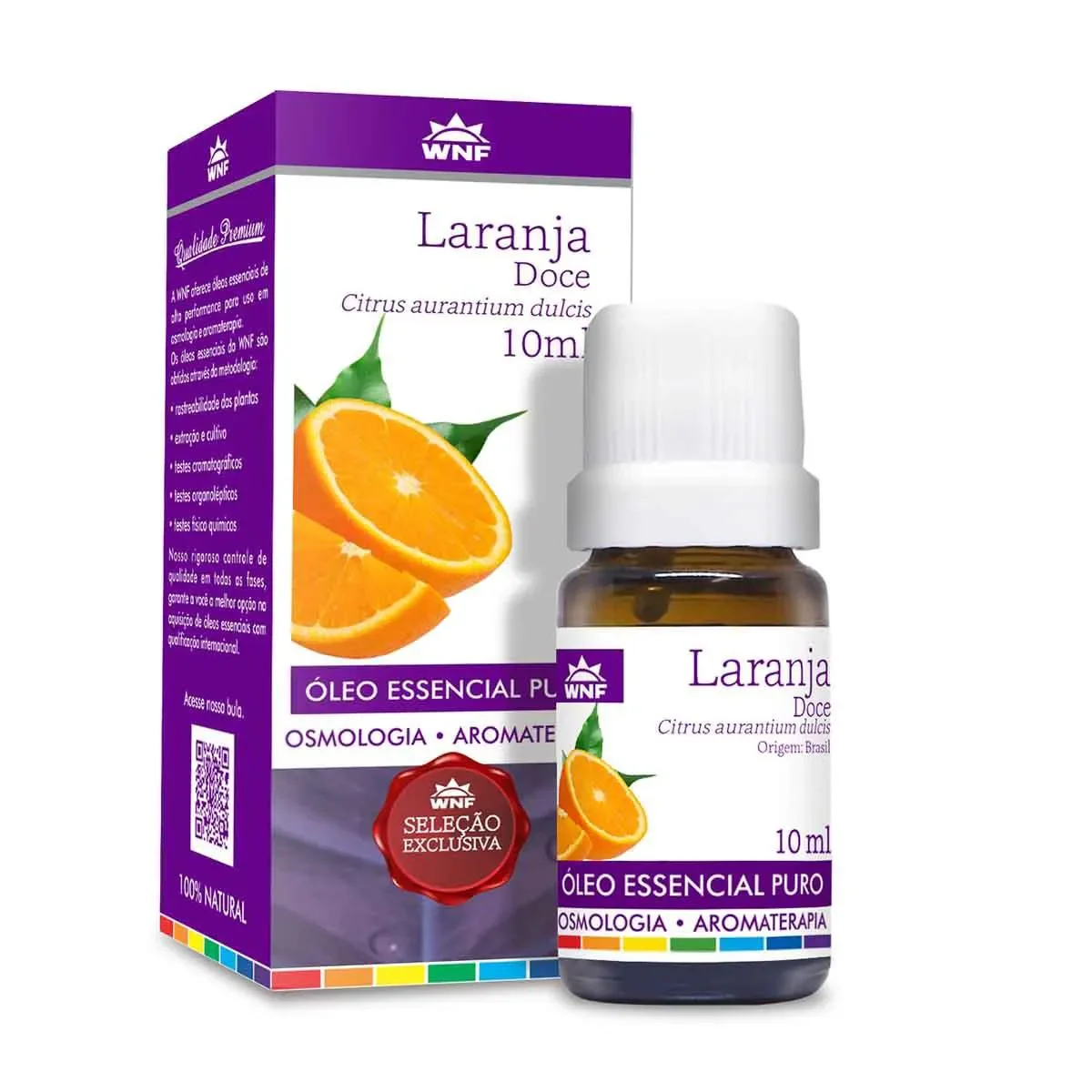 Óleo Essencial de Laranja Doce WNF 10ml - imagem 1