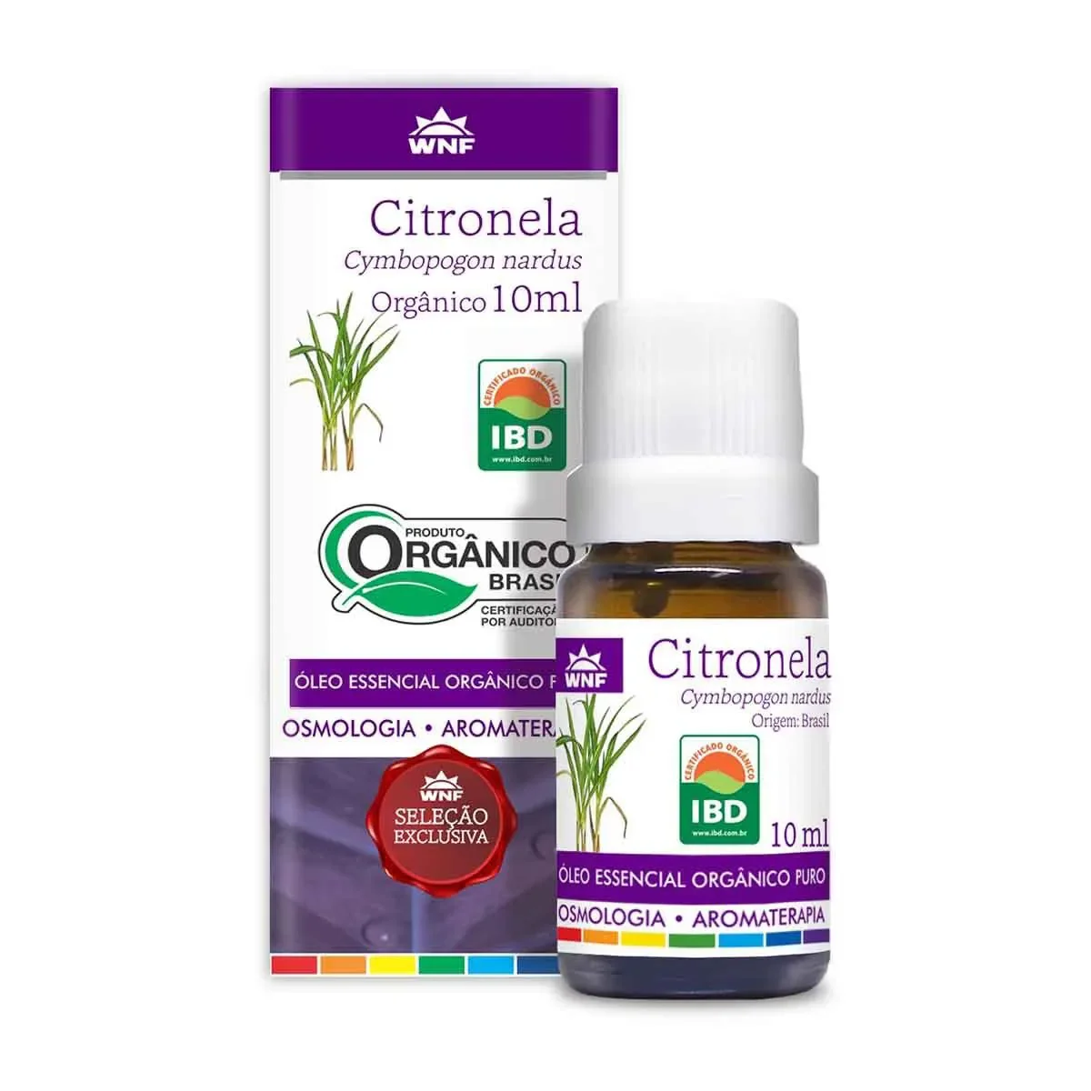 Óleo Essencial de Citronela Orgânico WNF 5ml - imagem 1