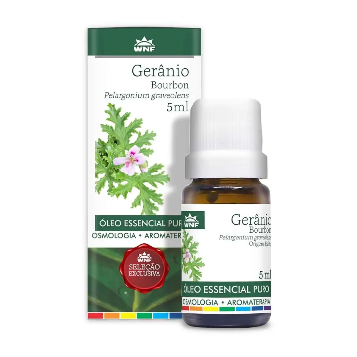 Óleo Essencial de Gerânio WNF 5ml - imagem 1