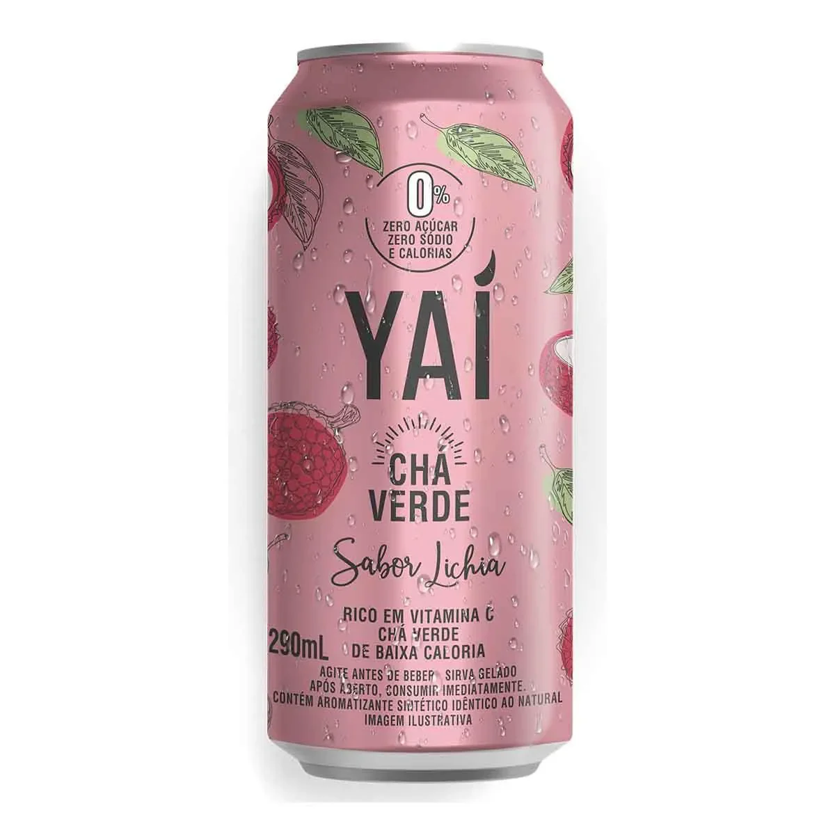 Chá Verde Yaí Sabor Lichia 290ml - imagem 1