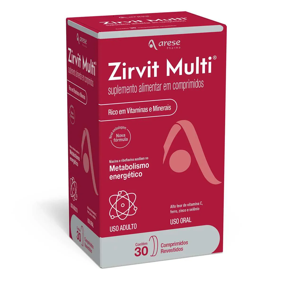 Polivitamínico Zirvit Multi 30 comprimidos - imagem 1